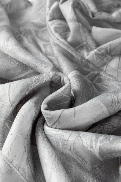 Gray Plus Size Camouflage Woodland Print Oversized Sporty Hoodie