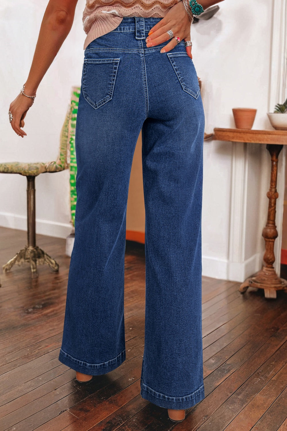The Charleston Coastal Wide-Leg Jeans
