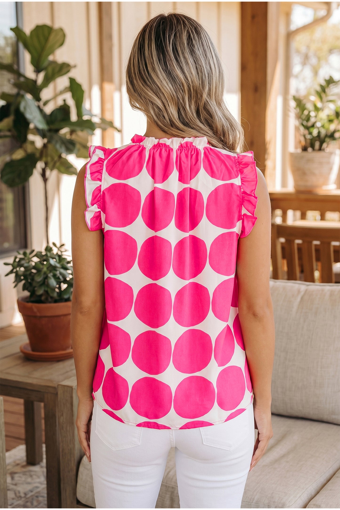 The Savannah Sweetheart Polka Dot Tank