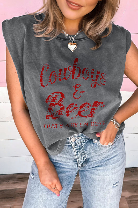 The Dixie Dust Western Graphic Tank