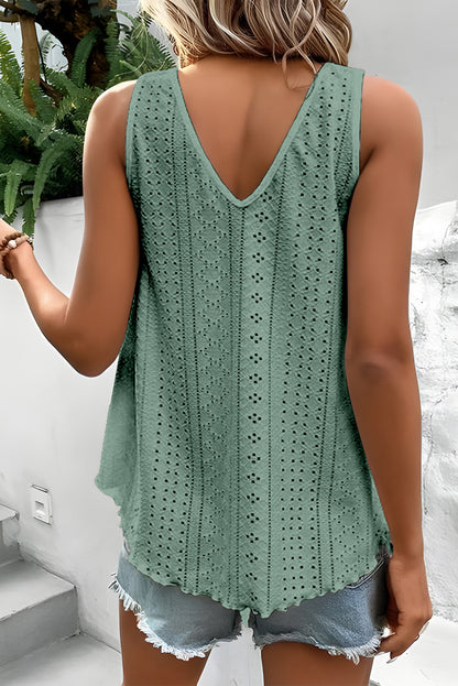 The Savannah Seashell Lace-Spliced Tank