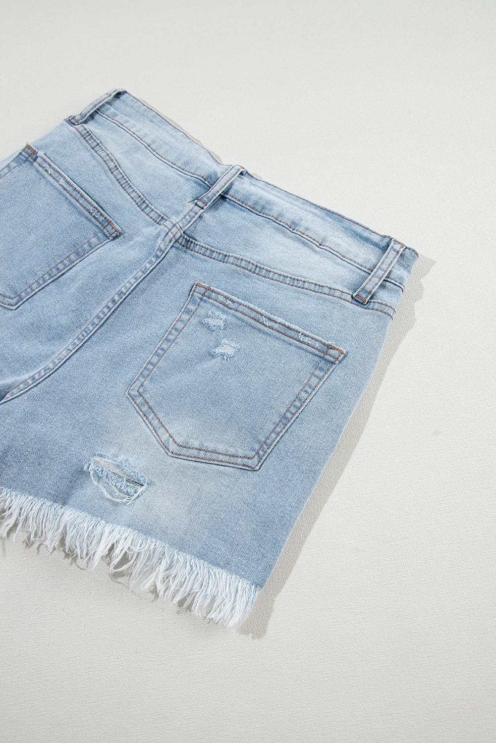 The Tybee Island Distressed Denim Shorts