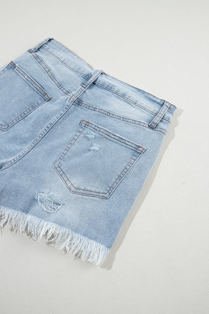 The Tybee Island Distressed Denim Shorts