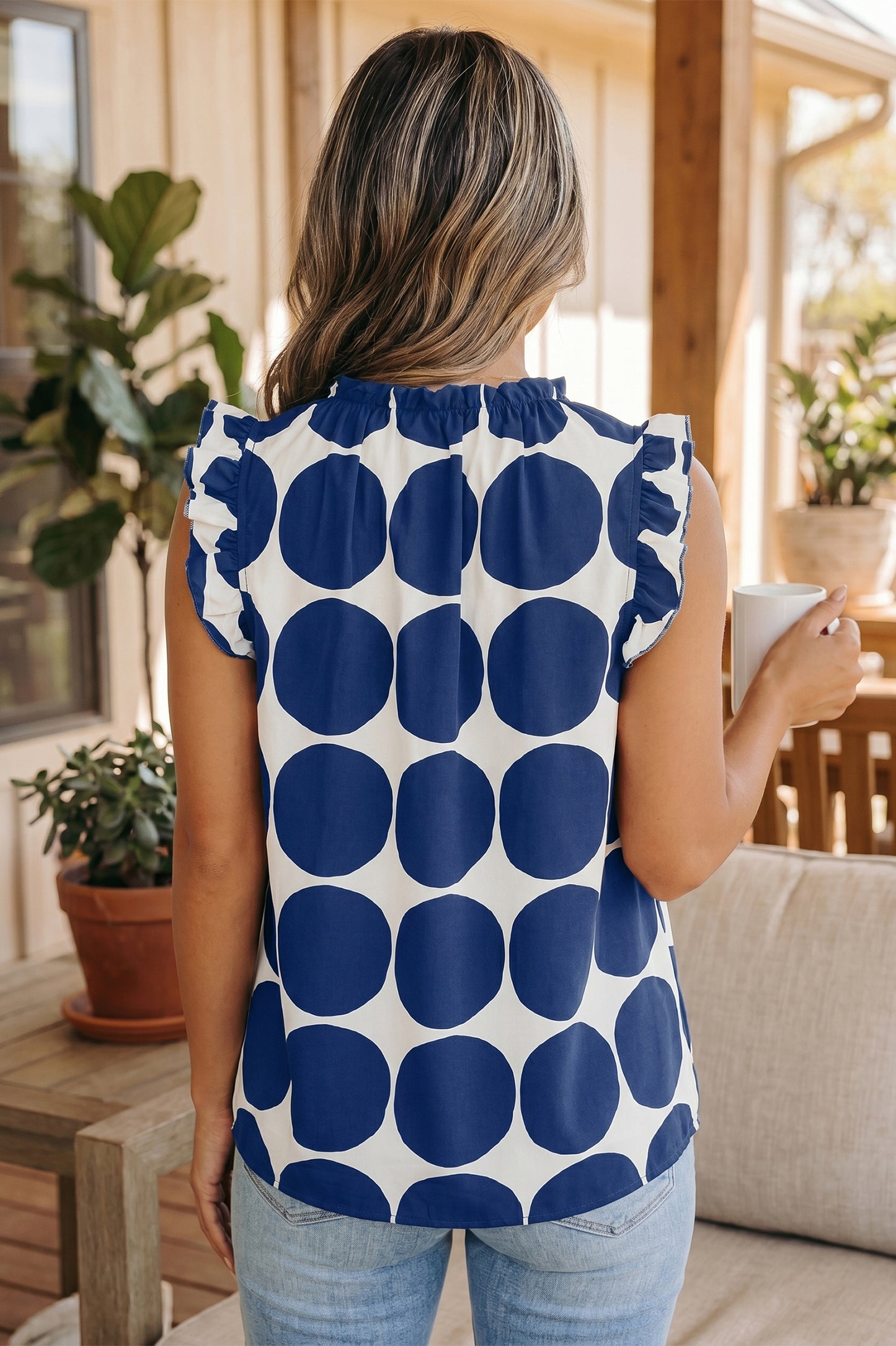The Savannah Sweetheart Polka Dot Tank