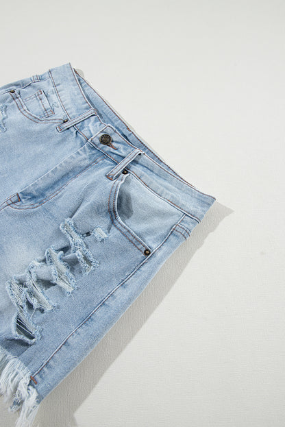 The Tybee Island Distressed Denim Shorts