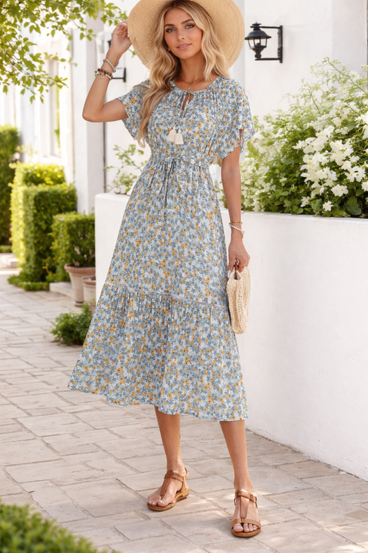 The Magnolia Garden Midi Dress