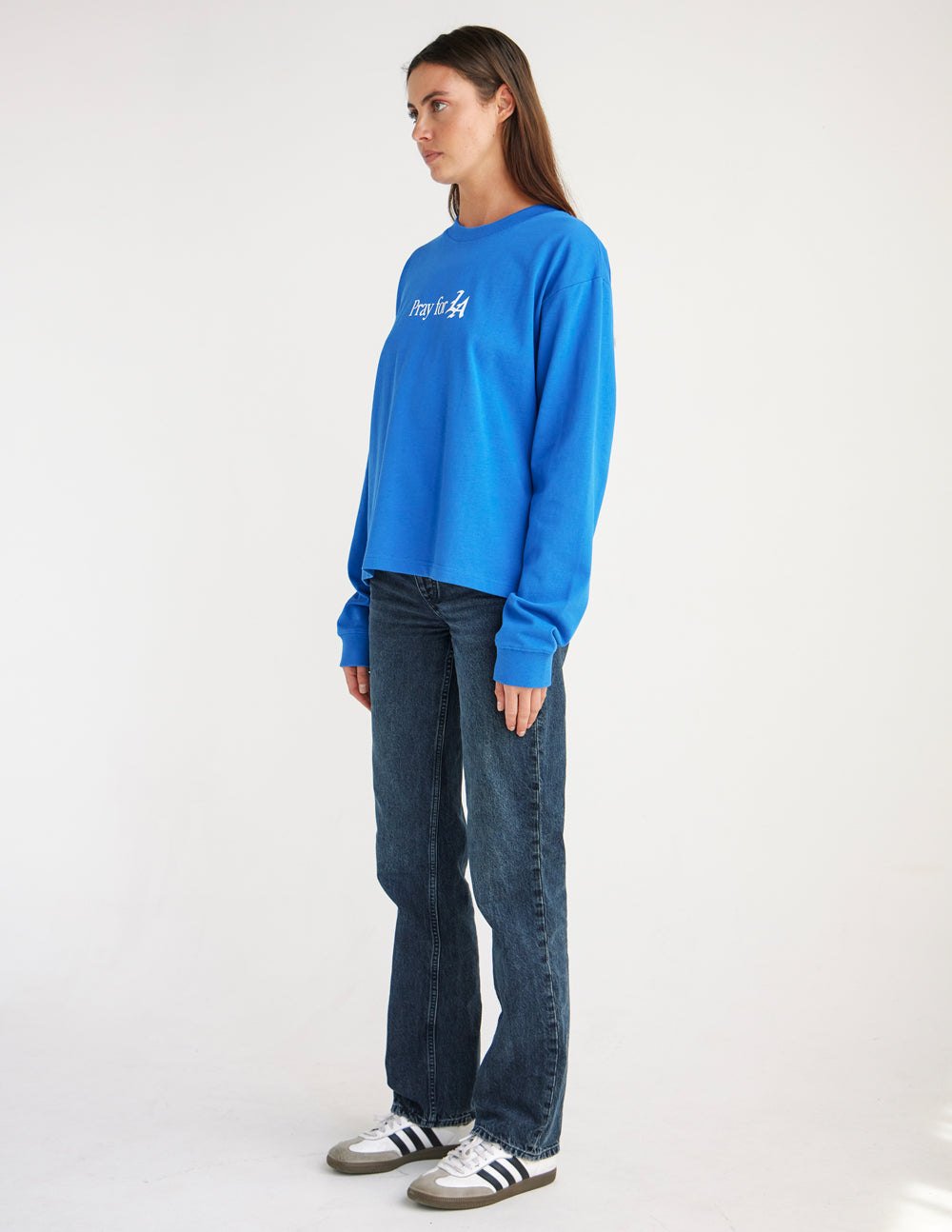 Pray for Los Angeles LS Heavyweight Tee
