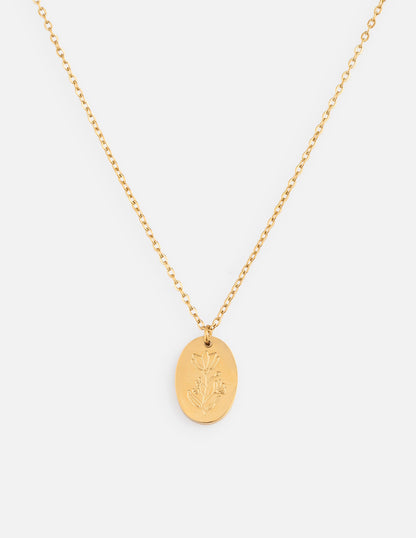 Wildflower Oval Link Necklace