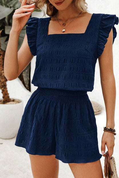 Evergreen Smocked Set