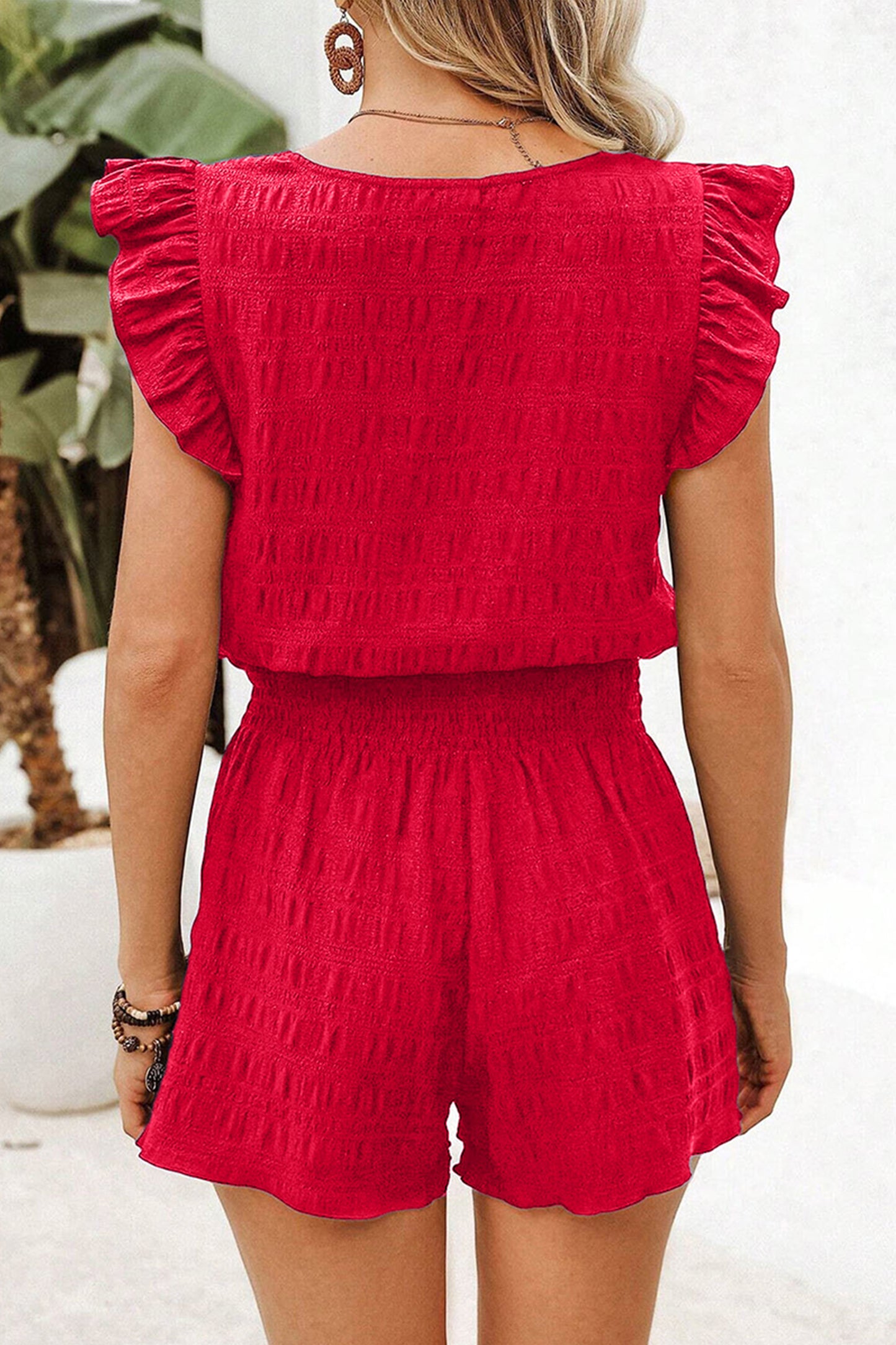 Evergreen Smocked Set