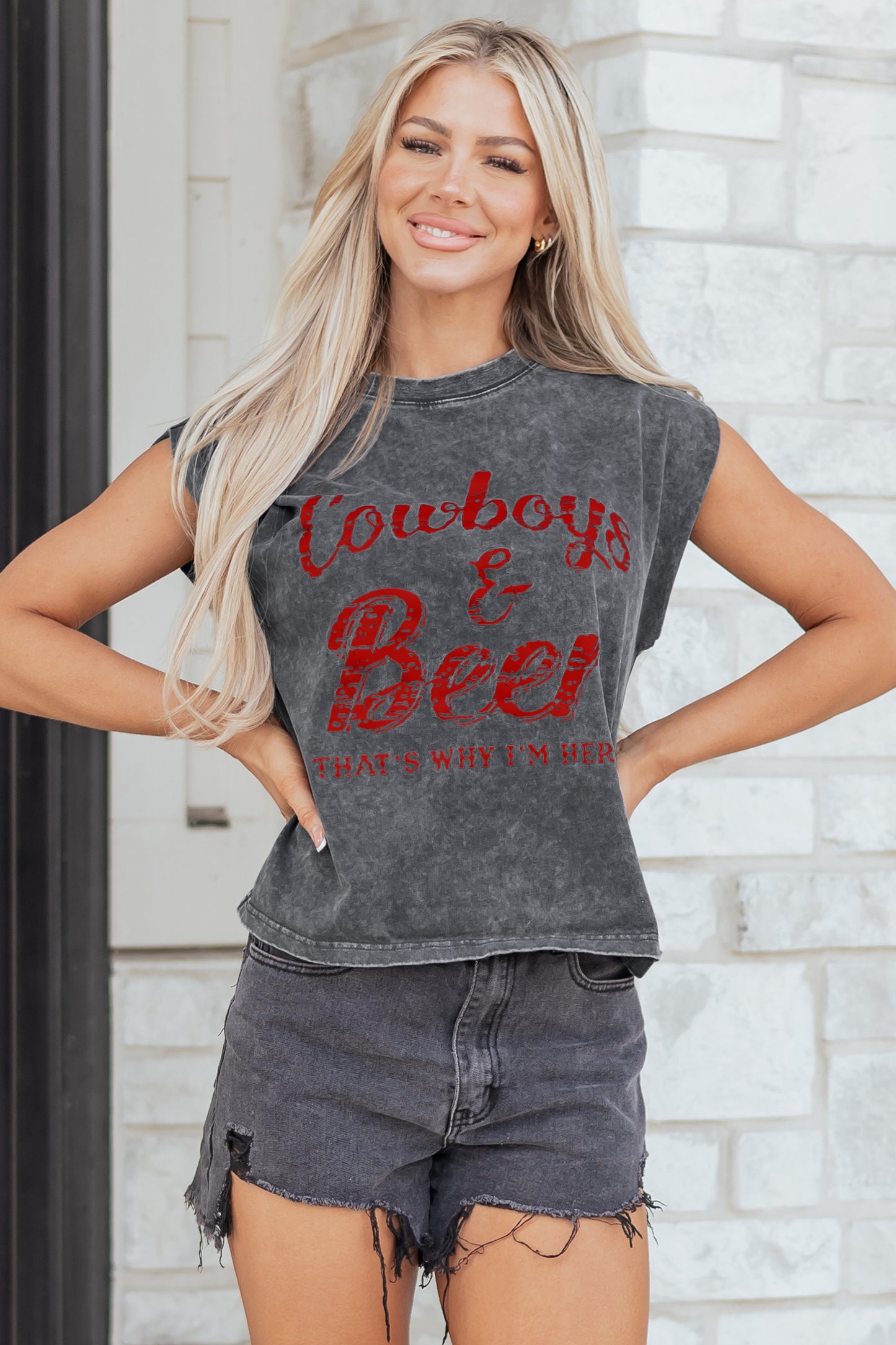 The Dixie Dust Western Graphic Tank