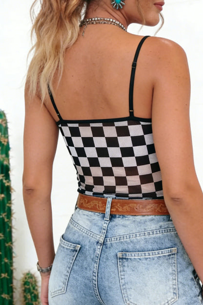 The Midtown Moto Mesh Tank