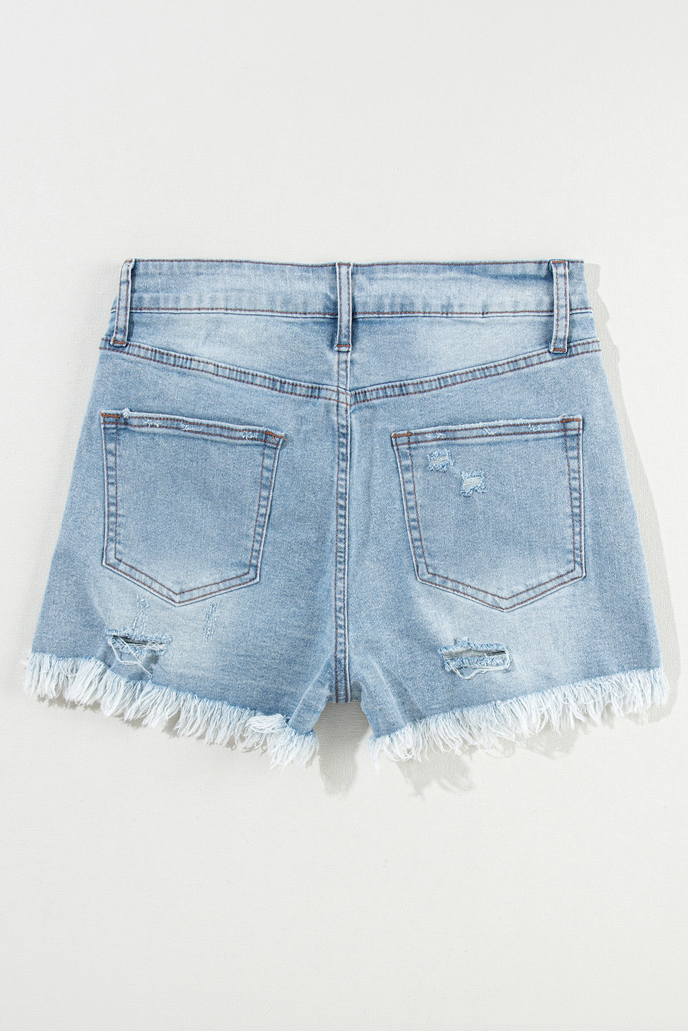 The Tybee Island Distressed Denim Shorts