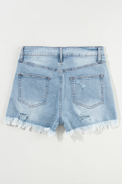 The Tybee Island Distressed Denim Shorts